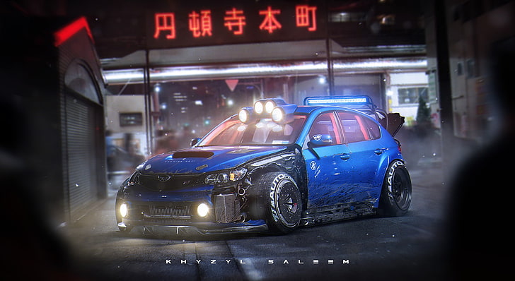 Khyzyl Saleem, car, Subaru Impreza, mode of transportation, HD wallpaper