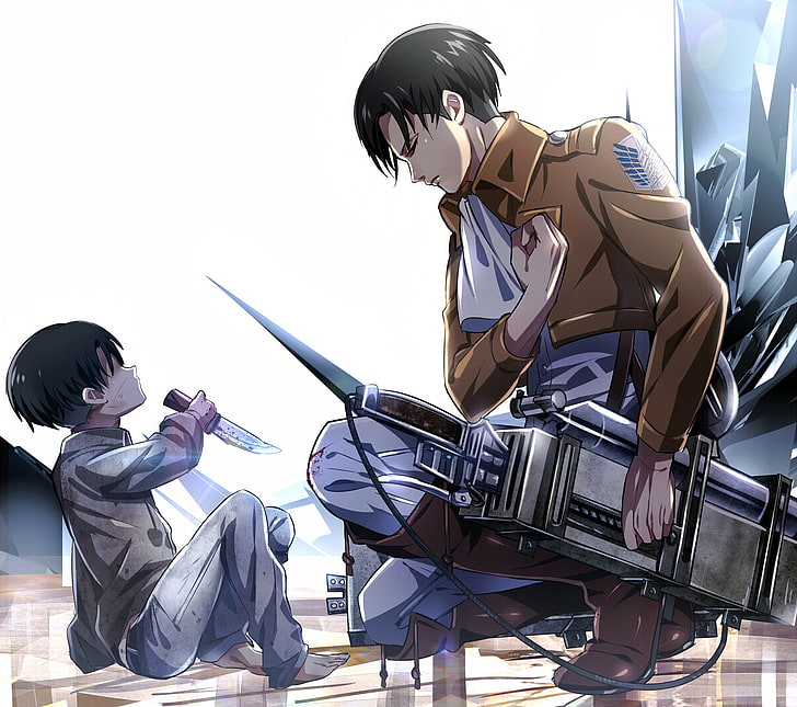 HD wallpaper: black haired male anime character wallpaper, Attack On Titan  | Wallpaper Flare