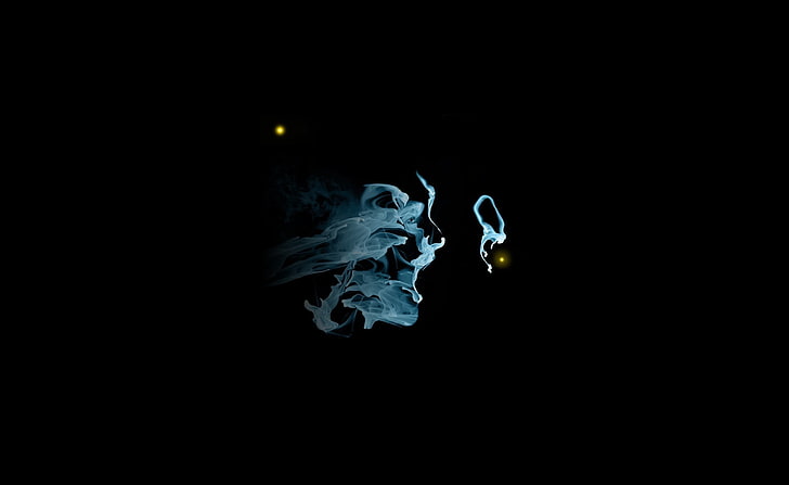 Fringe TV Series   Smoke, Movies, Other Movies, black background, HD wallpaper