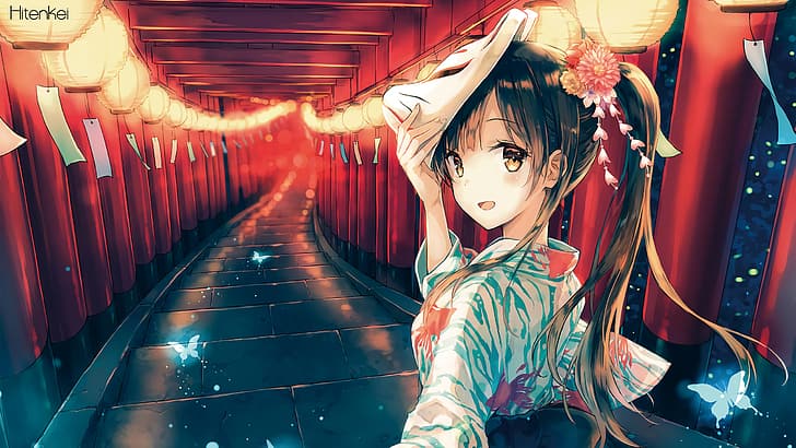 HD wallpaper: anime, anime girls, A whisker away | Wallpaper Flare
