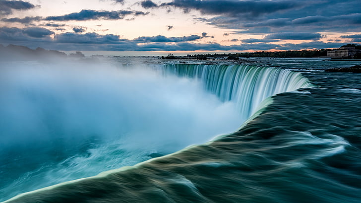 Niagara Falls, Waterfall, 7K