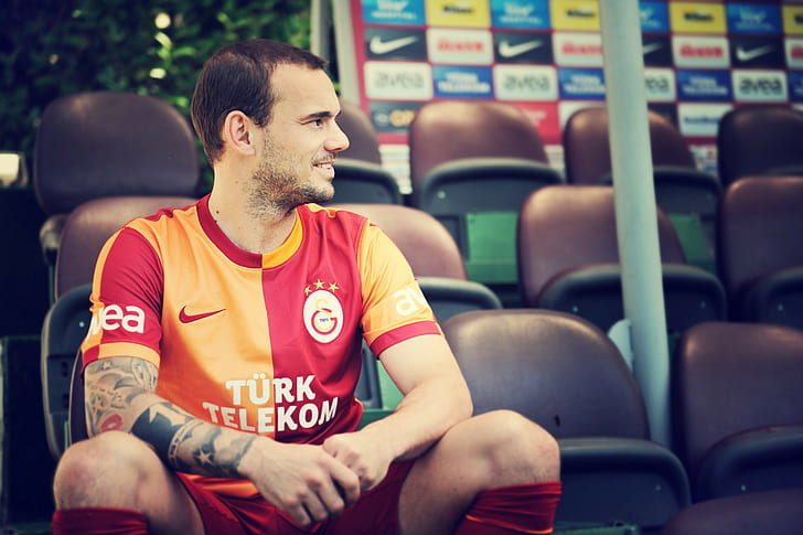Galatasaray S.K., Leyla Ile Mecnun, soccer, turkey, Wesley Sneijder, HD wallpaper