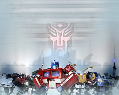 HD wallpaper: Transformers logo and illustrations, Optimus Prime, indoors,  no people | Wallpaper Flare