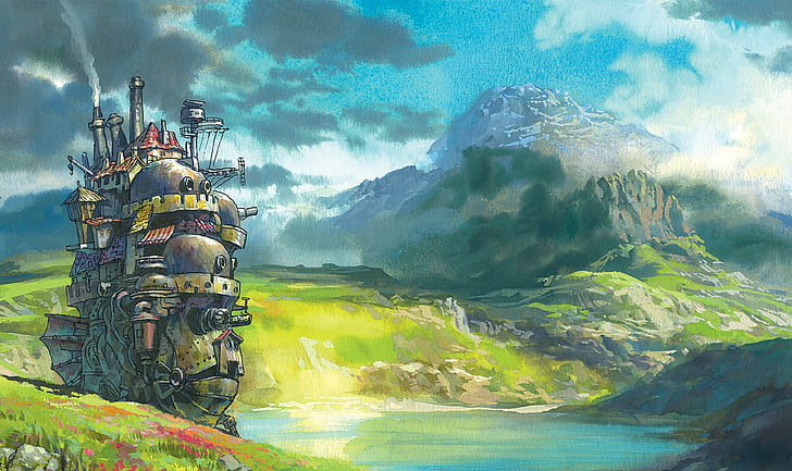 anime, Studio Ghibli, Howl's Moving Castle
