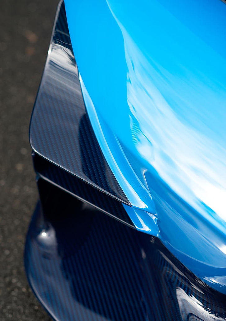 bugatti vision gran turismo show car 2015, blue, motor vehicle, HD wallpaper