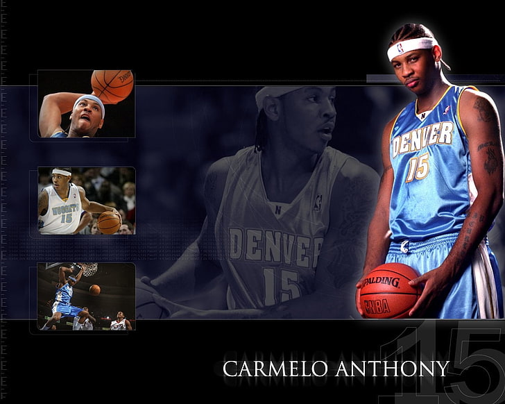 Carmelo Anthony, anthony carmelo, basketball player, denver, sport, HD wallpaper