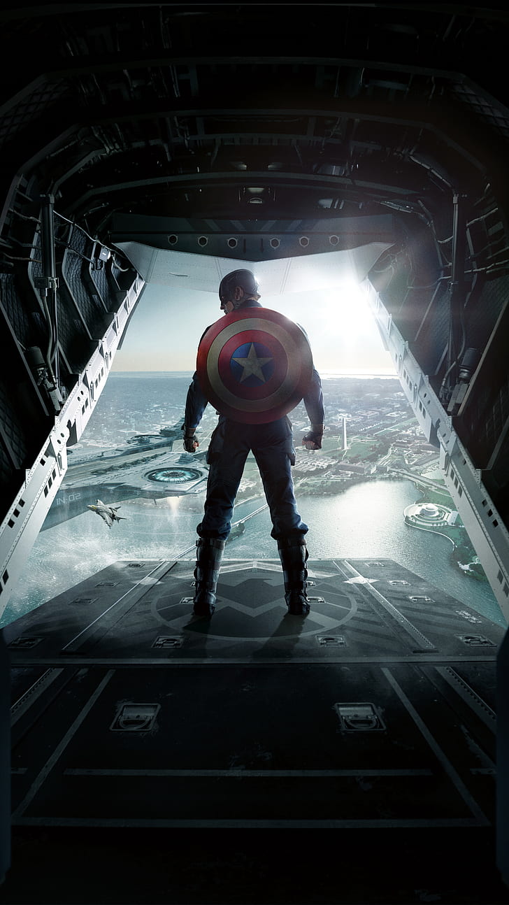 HD wallpaper portrait display Captain America Captain America