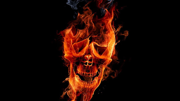 Flaming skulls 1080P, 2K, 4K, 5K HD wallpapers free download | Wallpaper  Flare