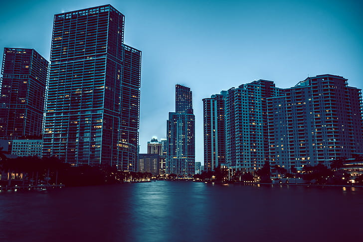 city, building, Florida, Miami, HD wallpaper