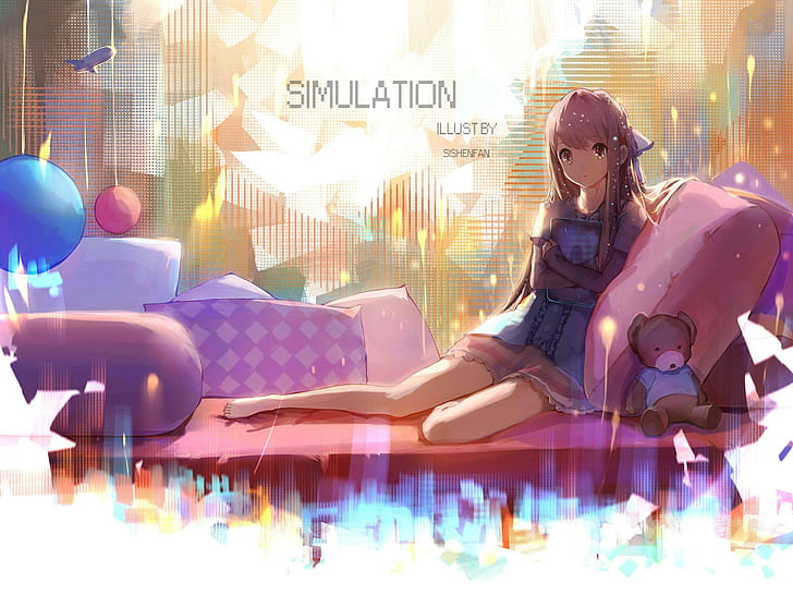 Rin (Shelter), legs, anime girls, dress, feet, HD wallpaper