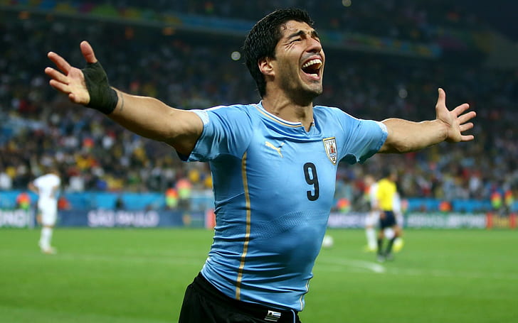 Luis Suarez, Uruguay, World Cup 2014, HD wallpaper