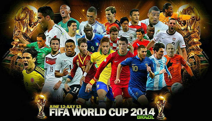 HD wallpaper: 2014 World Cup, fifa world cup 2014 illustration | Wallpaper  Flare