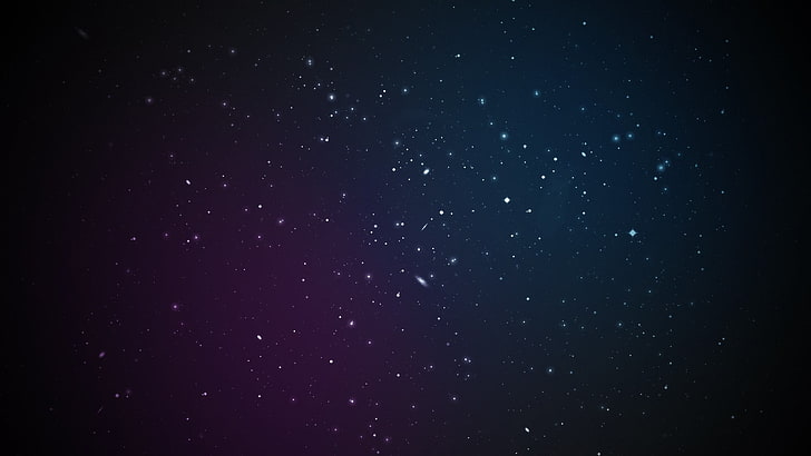 purple and black galaxy illustration, space, stars, space art, HD wallpaper