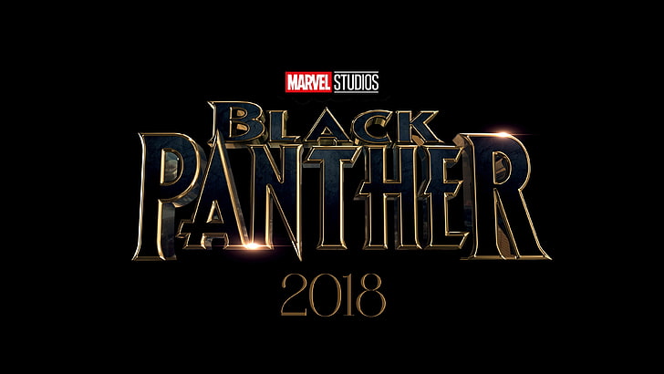 Logo, Black Panther, Marvel Studios, 4K, 2018