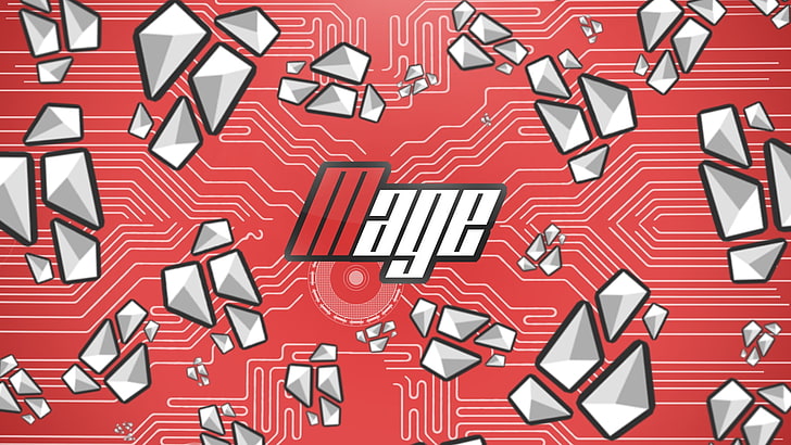 Mage text overlay, Black Mage, White Mage, Anti-Mage, diamonds, HD wallpaper