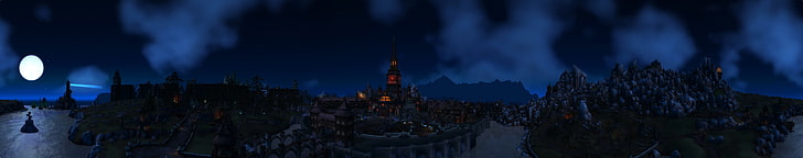 black tower game application, Gilneas,  World of Warcraft, panoramas