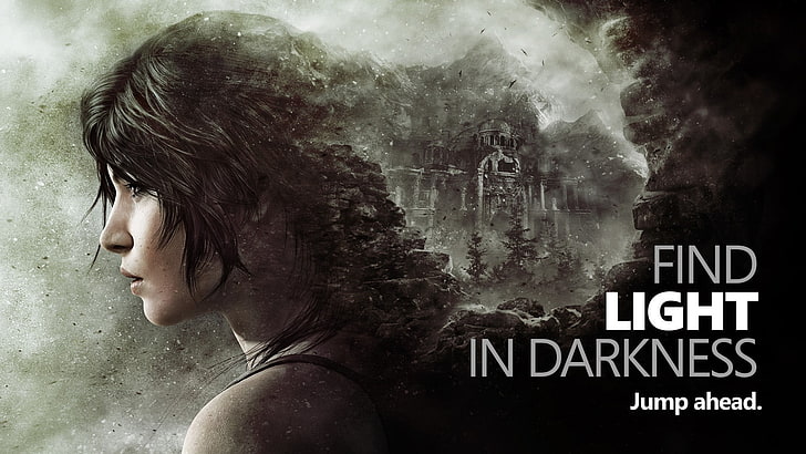 Find Light In Darkness wallpaper, Xbox One, Microsoft, Rise of the Tomb Raider, HD wallpaper