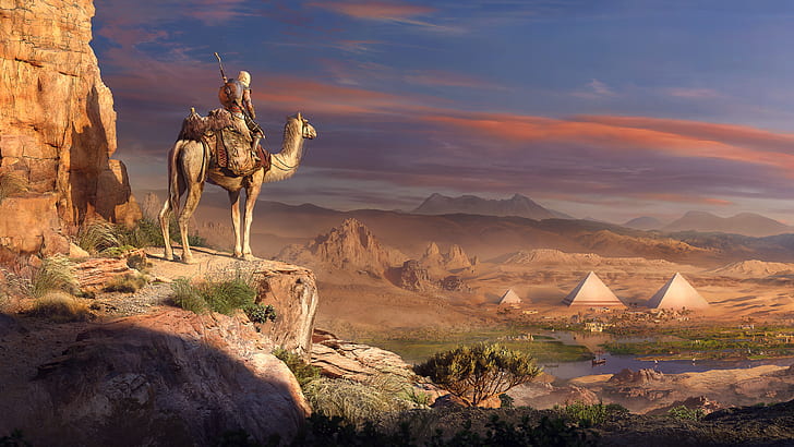 HD wallpaper: 4K, Assassins Creed: Origins, Egypt, Pyramids | Wallpaper  Flare