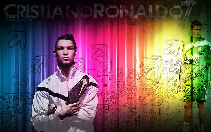 Wallpaper Full Colour Cristiano Ronaldo, cristiano ronaldo illustration