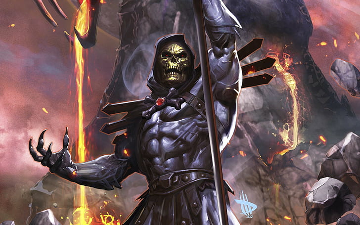 fantasy art, He-Man, Skeletor, He-Man and the Masters of the Universe