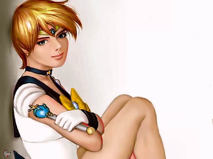 3D Fantasy Sailor Uranus Anime Sailor Moon HD Art
