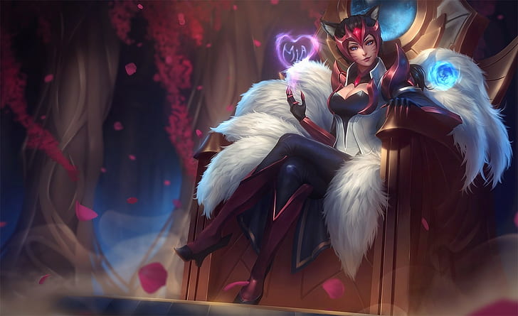 Ahri, League of Legends, real people, arts culture and entertainment, HD wallpaper