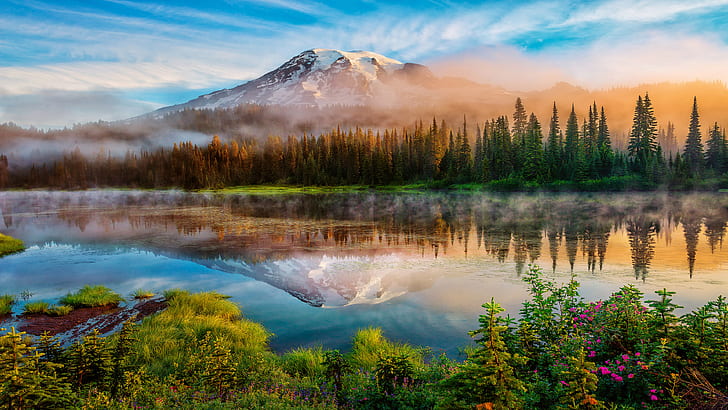 Mount Rainier 1080P, 2K, 4K, 5K HD wallpapers free download | Wallpaper  Flare