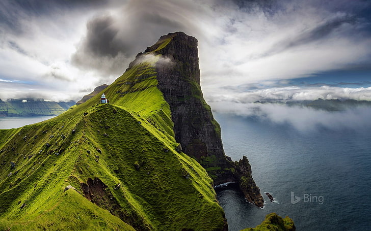 Faroe Islands Kallur lighthouse on Kalsoy Island-2.., beauty in nature