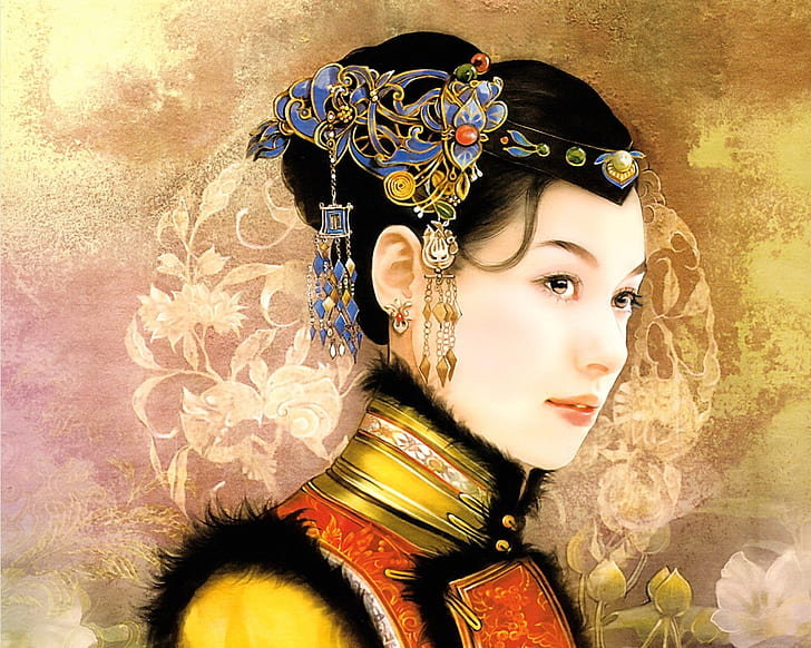 The Ancient Chinese Beauty HD, artistic, HD wallpaper