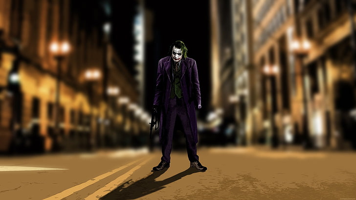 The Joker, MessenjahMatt, The Dark Knight, movies, Batman, full length, HD wallpaper