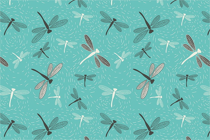 Texture, pattern, libelula, dragonfly, insect, paper, white, HD wallpaper