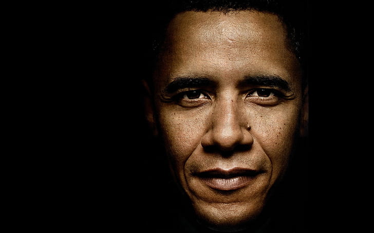 Barack Obama Close Up, HD wallpaper
