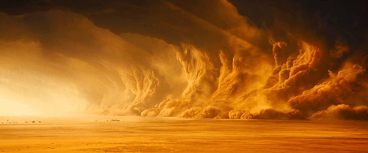 sandstorm digital wallpaper, sandstorms, Mad Max: Fury Road, water
