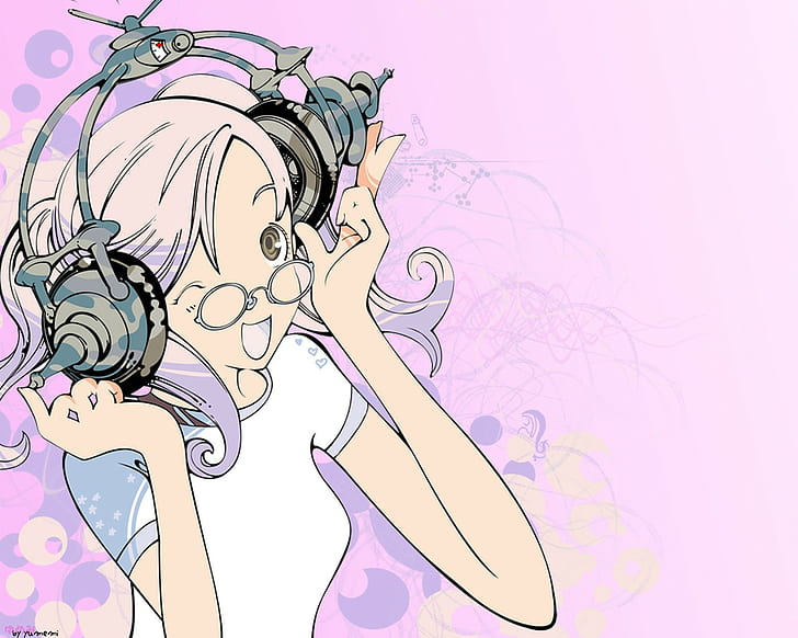 Air Gear, Noyamano Ringo, anime girls, headphones, HD wallpaper