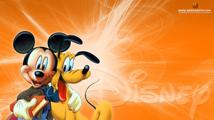 Disney Mickey Mouse And Pluto Wallpaper Hd Widescreen Free Download, HD wallpaper