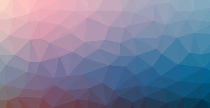 triangle, abstract, gradient, soft gradient , Linux, blue, violet, HD wallpaper