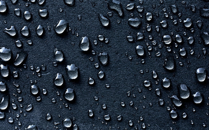 water dew wallpaper, surface, texture, drops, moisture, wet, backgrounds, HD wallpaper