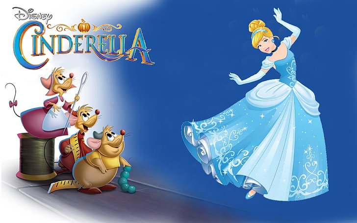 Char Mice And Cinderella Dance Walt Disney Desktop Wallpaper Hd For Mobile Phones And Laptops 3840×2400