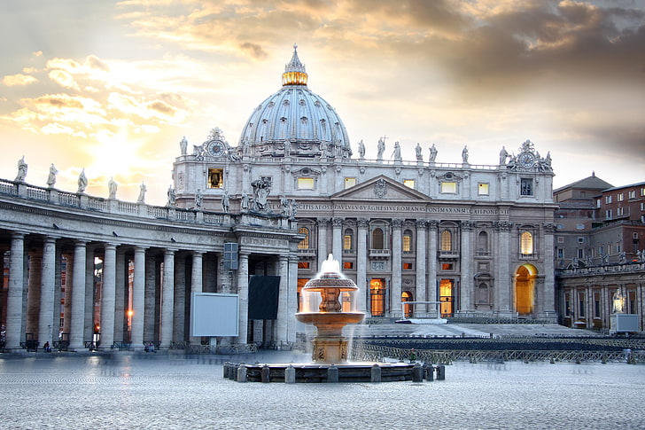 religious, Vatican City, architecture, building exterior, built structure, HD wallpaper