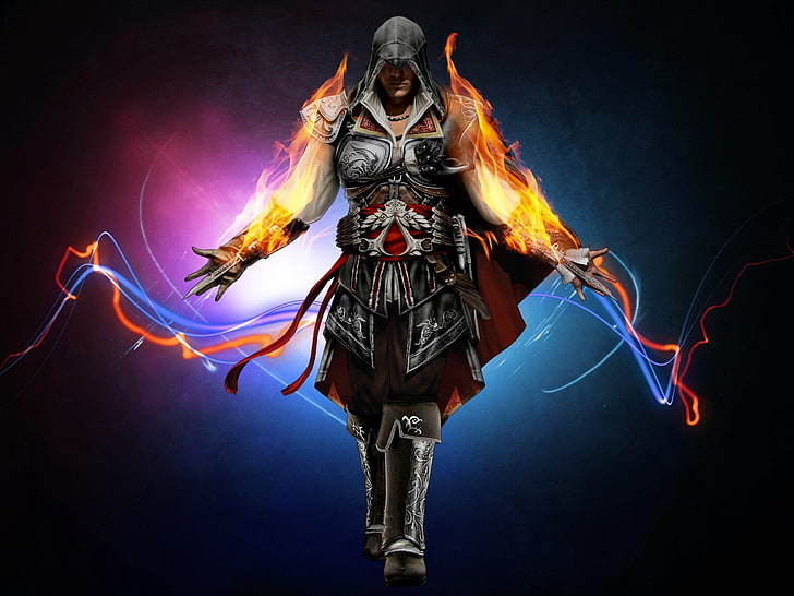 HD wallpaper: Assassin's Creed digital wallpaper, digital art, video games  | Wallpaper Flare