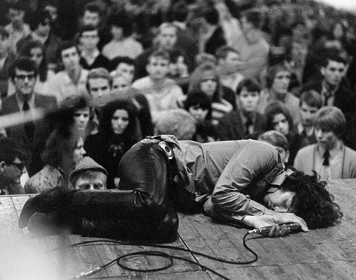 Jim Morrison, music, Rock Music, The Doors, real people, lying down, HD wallpaper