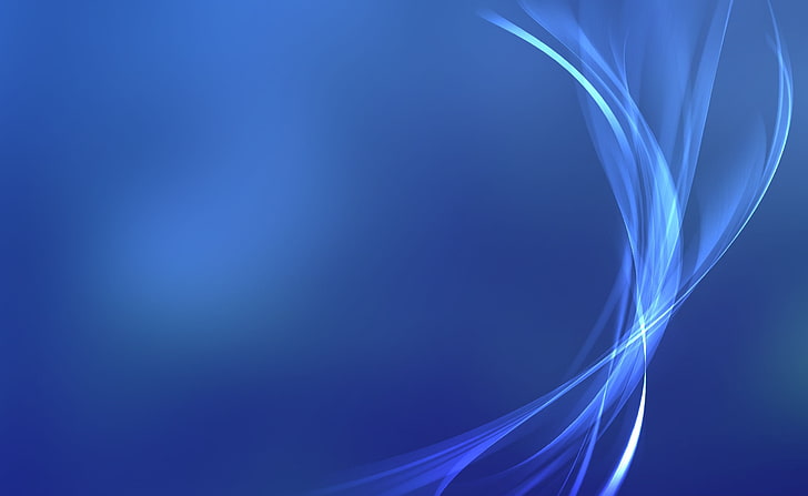 Aero Blue 25, blue and white wave wallpaper, Colorful, abstract, HD wallpaper