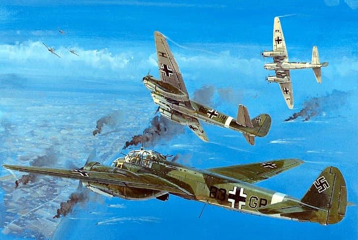 World War II, military, military aircraft, airplane, Bomber