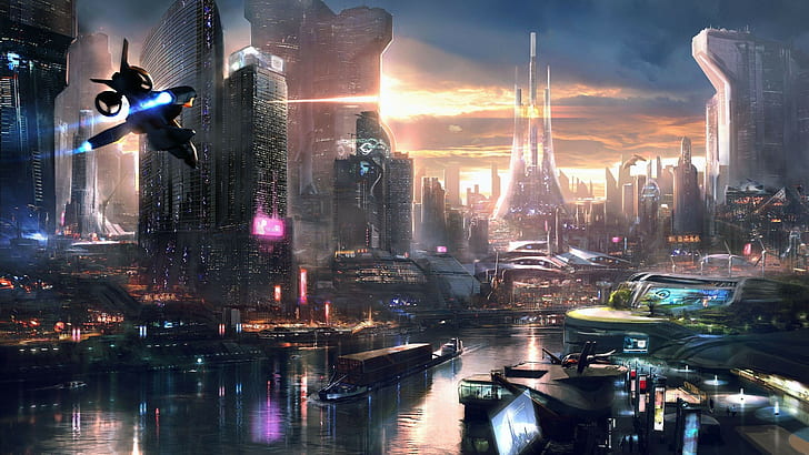 remember me video games city futuristic cityscape concept art science fiction, HD wallpaper