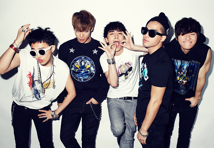 Top music artist and bands, Big Bang, T.O.P, Seungri, Taeyang, HD wallpaper