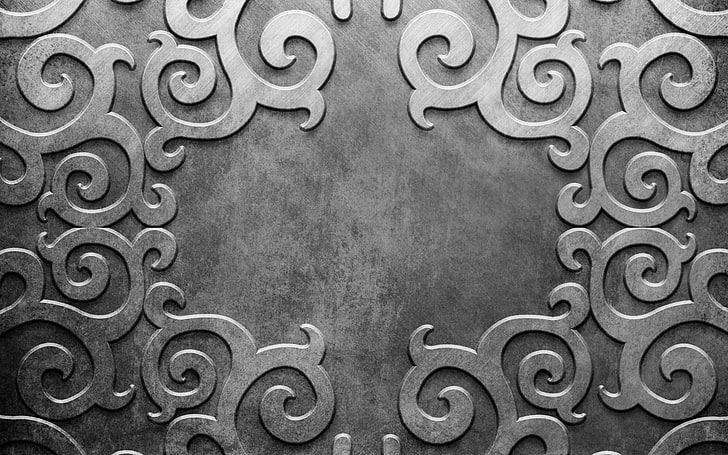 metal, patterns, lines, silver, background, iron - Metal, backgrounds