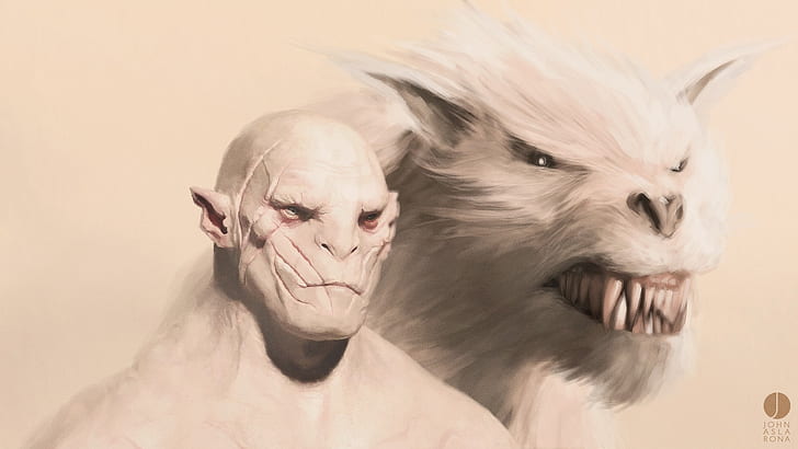1920x1080 px Dark drawing hobbit lord monster monsters of rings the Werewolf Video Games Gears of War HD Art