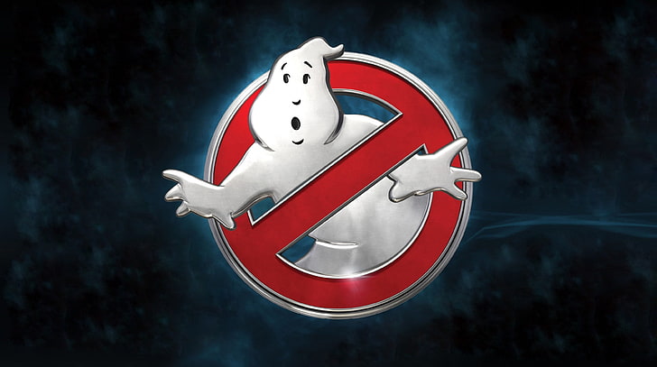 Ghost Buster logo, cinema, wallpaper, movie, Ghostbusters, film, HD wallpaper