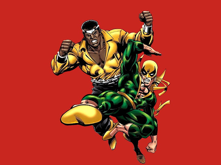 classic comic Power man and Iron Fist Entertainment Other HD Art
