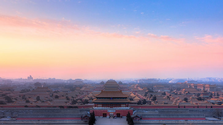 Forbidden City, photography, landscape, Beijing, China, World Heritage Site, HD wallpaper